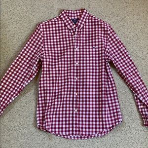 Checkerd Vineyard Vines Button Up